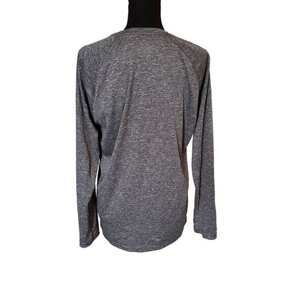 Nike Swim Men’s Long Sleeve Heather Grey UPF 40+ Shirt Size Small - Picture 6 of 6